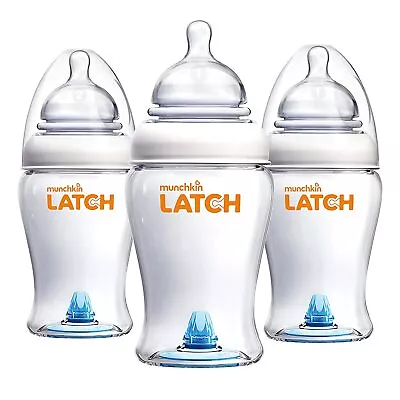 Munchkin Latch Anti-Colic Bottle 3pk Ultra Flexible Breast-like Nipple BPA Free • $200