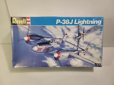 Revell P-38J Lightning Model Kit 4749 1/32 Scale New Open Box • $45
