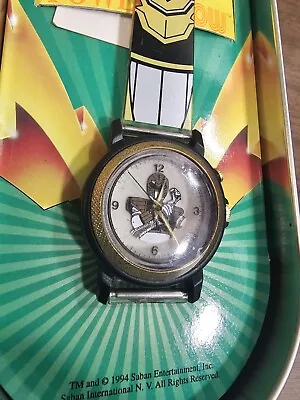 1994 Vintage Mighty Morphin Power Rangers White Tommy Watch With Tin  • $32.99