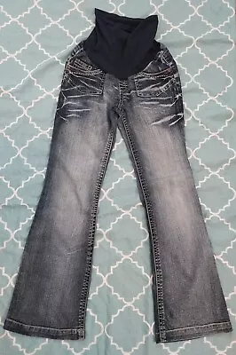 Wall Flower Maternity Jeans Bootcut Size Small Over The Belly  • $19.99