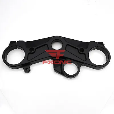 For YZF R6 2008-2016 CNC Top Upper Triple Clamp Tree Mount Bracket Forks Black • $49.99