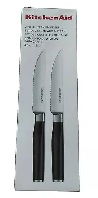 $23.99 • Buy KitchenAid  Classic Forged Series Full-Tang 4.6  2pc. Steak Knife Onyx - NEW 