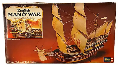 Revell English Man O’ War 16th Century Elizabethan Galleon Model Ship Kit H-397 • $225