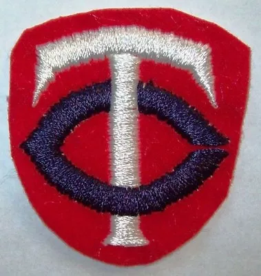 1976-86 Era Minnesota Twins Mlb Baseball Vintage 2  Hat Logo Team Patch • $6.95