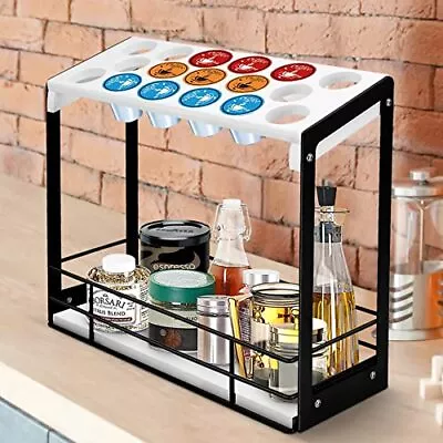 Coffee Bar Accessories Organizer Wood Countertop Organizer For Coffee Station K  • $15.54