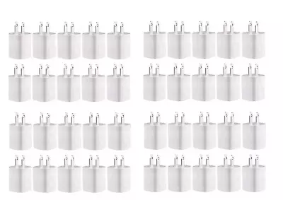 Lots Of Wall Charger 5V 1A USB Port Plug Cube For Apple IPhone 678X XS White • $13.99