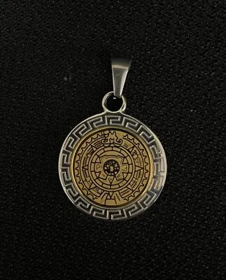 Vintage FINI Dream Jewelry  Mexican Mayan Calendar Pendant • £43.79