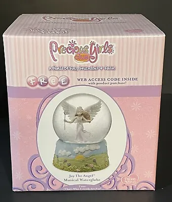 Precious Moments Angel Snow Globe Girls Club ￼2009 Faith Musical Water Globe • $17.99