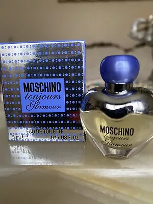 TOUJOURS GLAMOUR Moschino 5 Ml/ .17 Oz Women's Splash Miniature Perfume New • $16