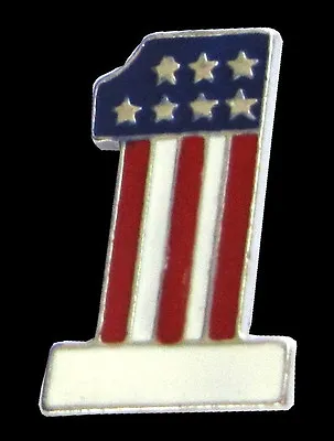 $5.25 • Buy Usa 1 Patriotic Vest Pin  * Made In Usa * Motorcycle Biker Jacket Pin