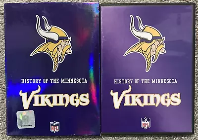 History Of The Minnesota Vikings 2-DVD OOP 2010 50th Anniversary NFL Football • $19.97