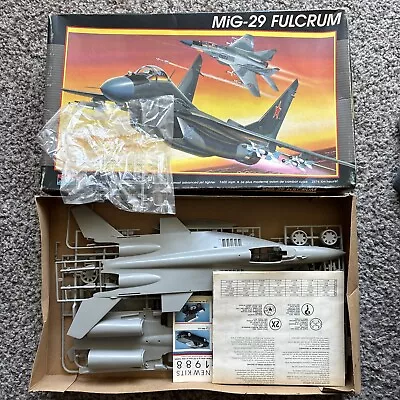 Vintage 1988 MiG-29 Fulcrum 1/48 Monogram Model Kit - • $15