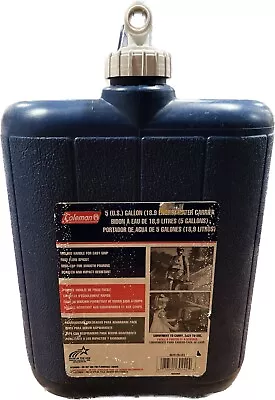 $20.97 • Buy Coleman Water Carrier Jug 5 Gallon On/Off Spigot & Molded Handle BLUE USA Made