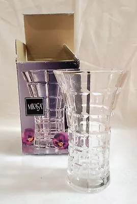 Mikasa Monarchy 4-3/4” Crystal Bud Vase New In Box • $7