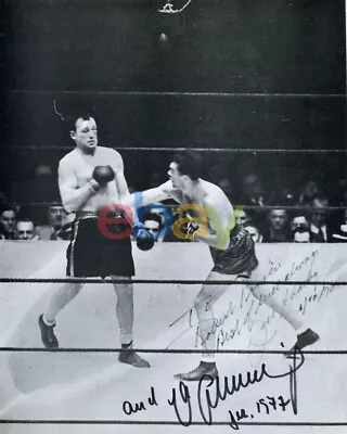 JACK SHARKEY MAX SCHMELING Autographed 8x10 Photo Signed Reprint • $19.95