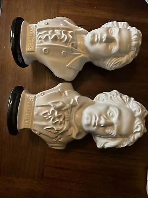 Ceramic Beethoven & Mozart Bust In Excellent Condition!!  Vintage RARE Antiques! • $39.99