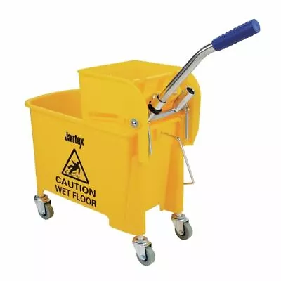 Jantex Kentucky Mop Bucket In Yellow With Hazard Warning On Side - 20L • £58.87