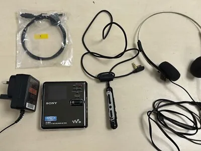£176 • Buy Sony MZ-RH10 Hi-MD Walkman With Remote Psu Headphones