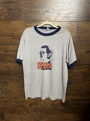 Mike Ditka Coach T-shirt - Bears Colors Ditka Vintage - L • $40