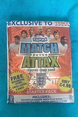 Match Attax World Cup 2010 Tesco Starter Pack Binder   **no Cards** • £4.99