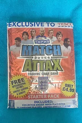 Match Attax World Cup 2010 Tesco Starter Pack Binder With Cards • £9.99