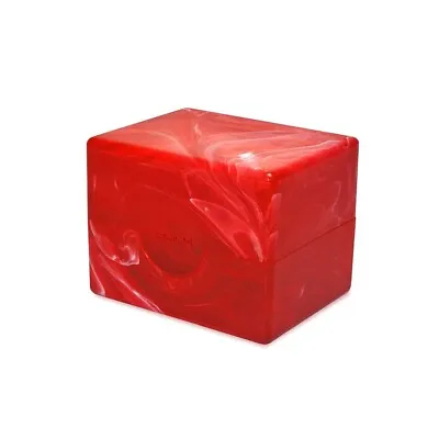 BCW Card Deck Box Spectrum Prism Plastic Case MTG Pokemon Storage Marbled Red 1 • $13.95