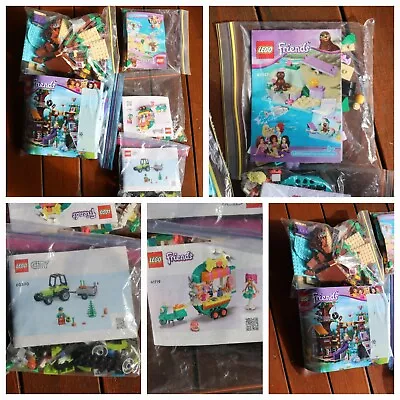 Bulk Bundle Lot Of LEGO Friends Pieces Bricks 4 Sets :41122 41719 60390 41047 • $70