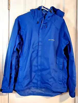 GAGE TECHNICAL GEAR By Grundens Blue  Hooded Rain Fishing Outdoor  Jacket Sz S • $42.99