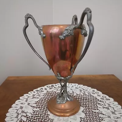 Copper And Silvered Pewter Trophy Cup By Manning Bowman Co. • $9.99