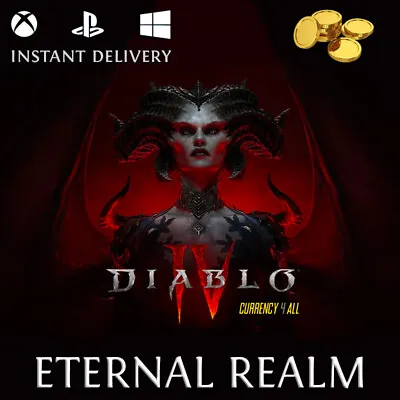 Diablo IV 4 Eternal Realm - Gold / Coin - XBOX - PS4 PS5 - PC • $5