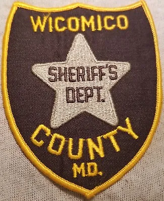 MD Wicomico County Maryland Sheriff Shoulder Patch • $5.35