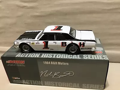 BONNETT NEIL #1 B & H MOTORS 1964  1/24 CHEVROLET CHEVELLE STOCK CAR ACTION Dtd • $74.99