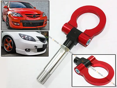 $44.68 • Buy Red Jdm Folding Screw On Type Front/rear Tow Hook For Mazda Cx5 Rx8 Mazdaspeed
