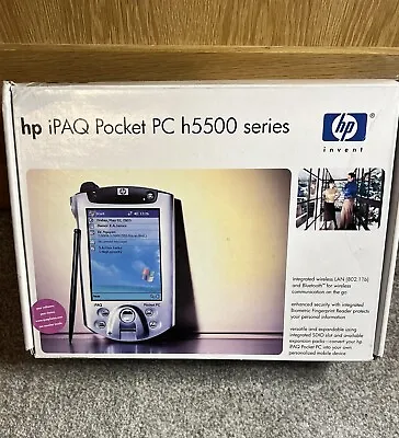 HP IPAQ Pocket PC H5500 Series Boxed With Accessories Used Vintage  • £34.99