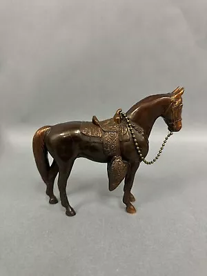 Vintage DODGE USA Horse Figurine Bronze Copper Cast Metal  Sculpture • $149.99