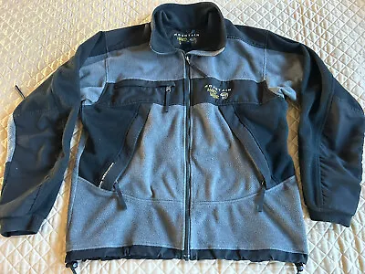 Mountain Hardware Gray Black Gore Windstopper Vented Fleece Jacket Men’s M USA • $39.69