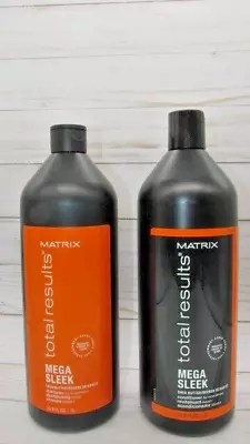 Matrix Total Results - MEGA SLEEK Smoothing Shampoo & Conditioner Set 33.8 OZ • $52.95