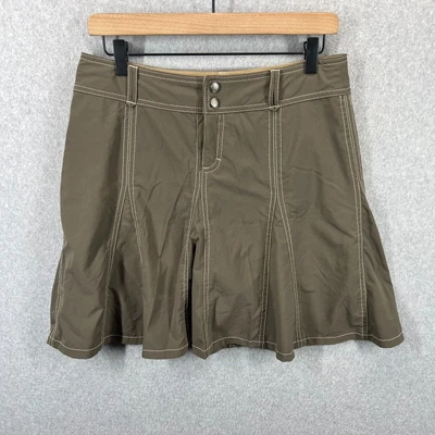 $17.85 • Buy Athleta Whatever Skort Skirt Womens 6P Attached Shorts Athleisure 683764 Green
