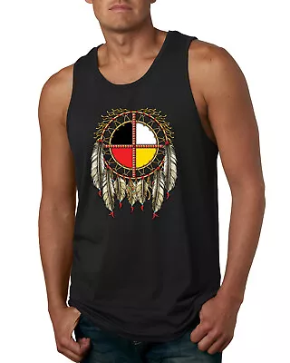 Medicine Wheel Dreamcatcher Native American Pop Culture Men Graphic Tank Top • $19.99