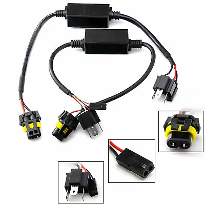 $9.99 • Buy 2x NEW Relay Wiring Harness For H4 9003 HB2 Hi/Lo Bi-Xenon HID Bulbs Controllers