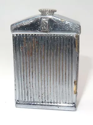 Vintage Cool Chrome Luxury Rolls Royce Automobile Grill Pocket Striker Lighter • $4.99