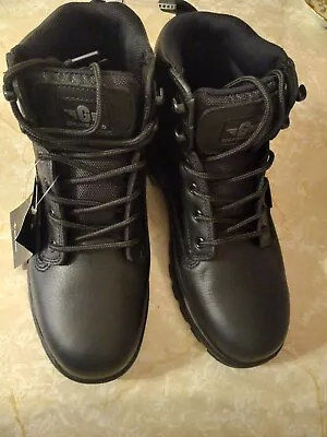 Chunguard Men's 6  Steel Toe Work Boots - Size 9.5M CG701 BLACK New • $18