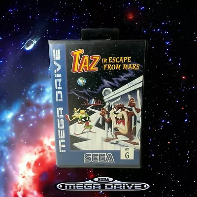 Taz In Escape From Mars -Sega Mega Drive - No Manual - Tested • $29.95