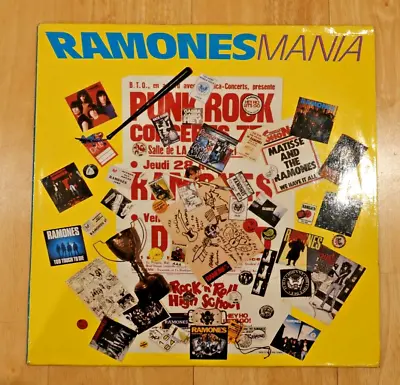 Ramones Mania Singles Collection Sire 1988 Double Album Vinyl LP - Very Good • £30