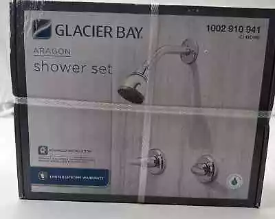 Glacier Bay Aragon 2-Handle 1-Spray Tub And Shower Faucet In Chrome With Valve • $42.50