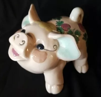 Kay Finch Vintage Mini Pink Pig Pottery Figure  • $32.99