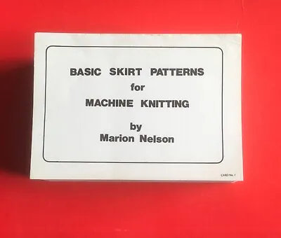Marion Nelson Pattern Cards Set - Skirts • £1.99