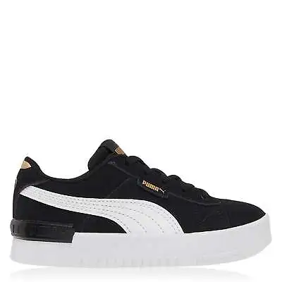Puma Girls Jada Suede Child Trainers Sneakers Sports Shoes Lace Up Comfortable • £38.99