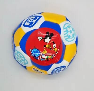DISNEY PARKS EPCOT Center World Showcase Mini 6-inch Soccer Ball NEW - DEFLATED  • $10