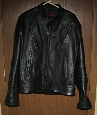 Mac Tools Leather Motorcycle Coat Mens X-large  Free Shipping • $124.99